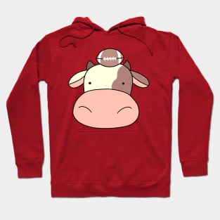 Football Cow Face Hoodie